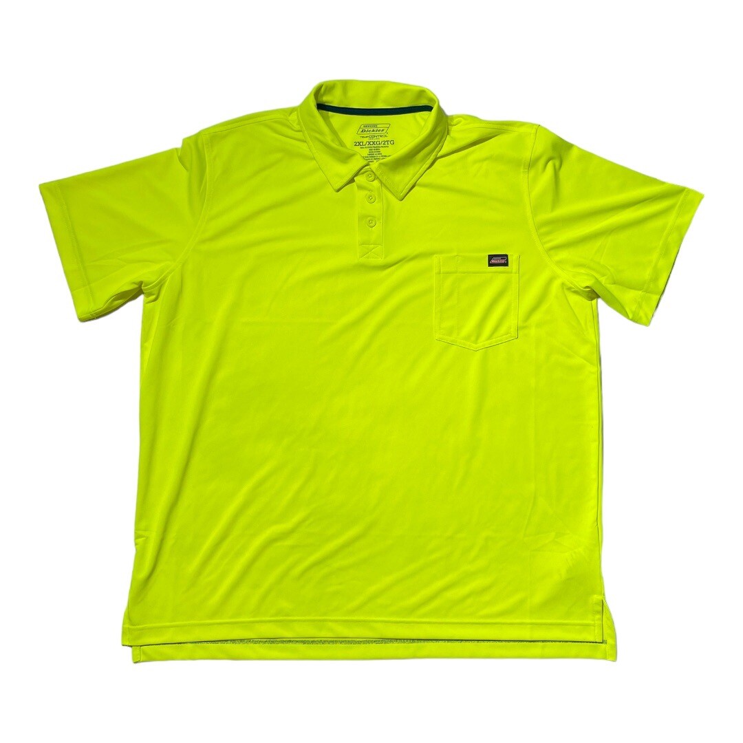 Genuine Dickies Performance Polo Shirt 2XL Mens Workwear Construction Casual Wor