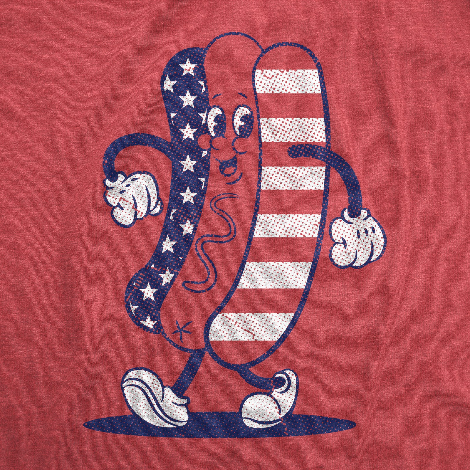 Mens Fourth Of July Hotdog T Shirt Funny Patriotic Cookout Grilling Tee for Guys gallery