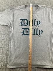 Dilly Dilly Shirt Mens Large Gray Casual Short Sleeve Crew Neck Pullover Tee