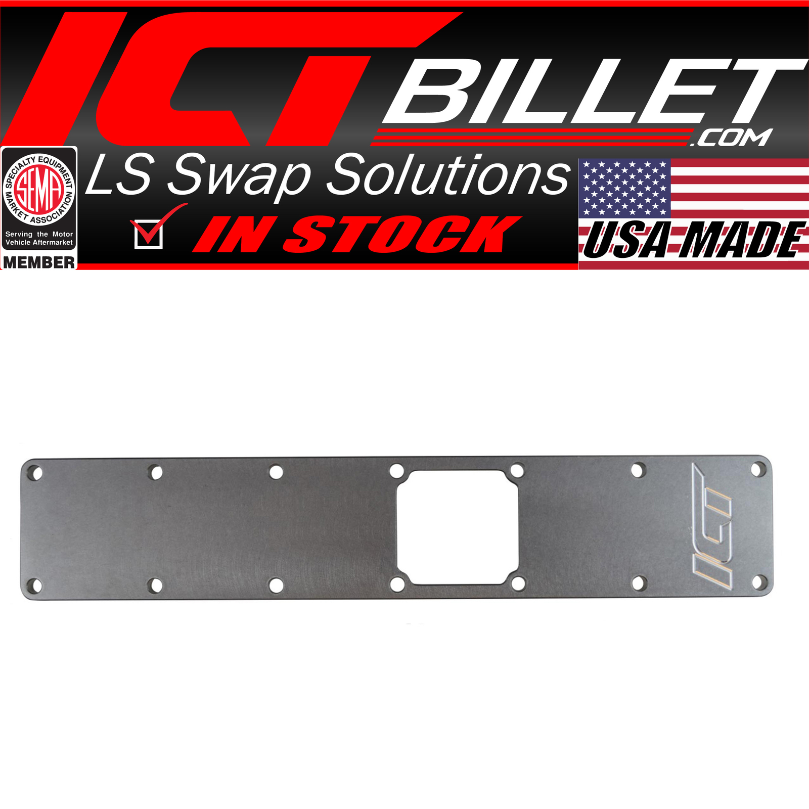 Billet High Flow Intake Manifold / Plenum Plate (compatible with 12v 5.9L 6BT…