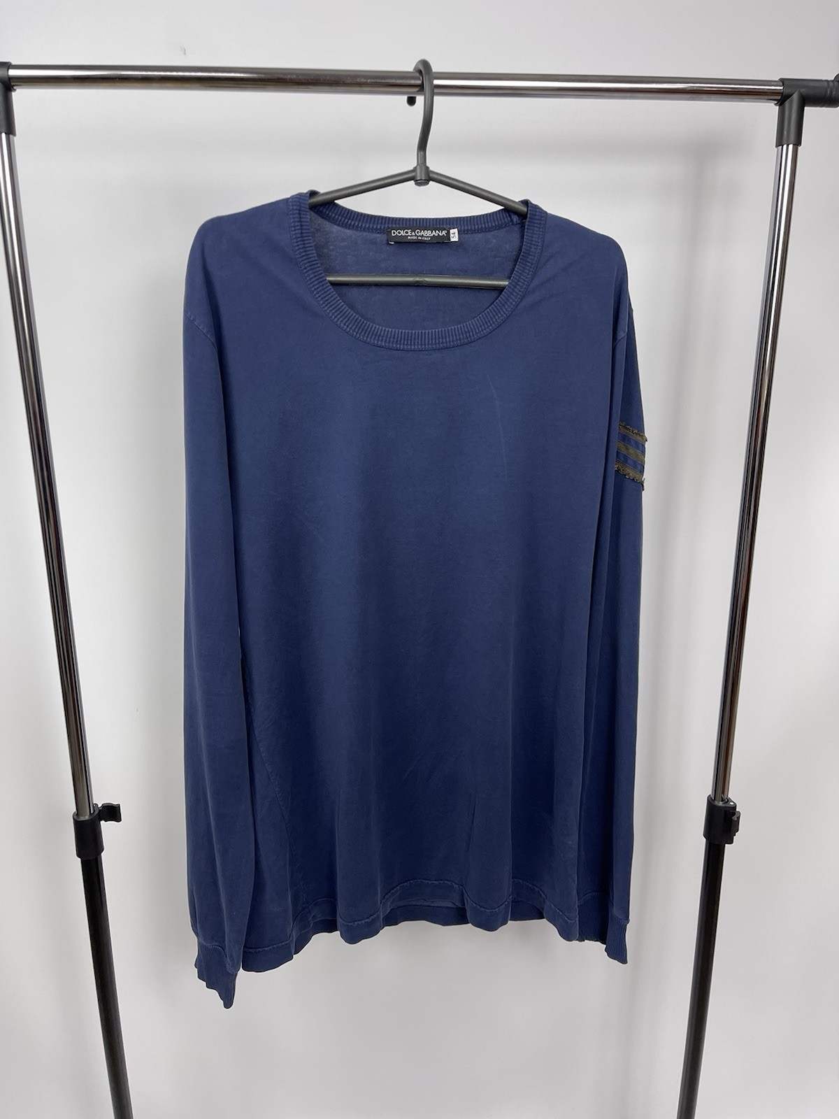 DOLCE & GABBANA Men's Long Sleeve Shirt Size 54 Logo Made in Italy gallery