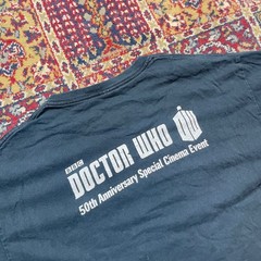 Rare 2013 Doctor Who 50th Anniversary Special Event Shirt Black Promo T Shirt L