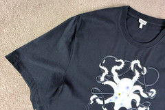 Authentic LOEWE Suna Fujita x LOEWE Octopus Embroidered Relaxed-Fit T-Shirt Sz L