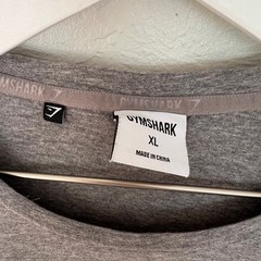 Gymshark Gray Graphic Training Tee XL Mens Cotton Elastane Workout Shirt