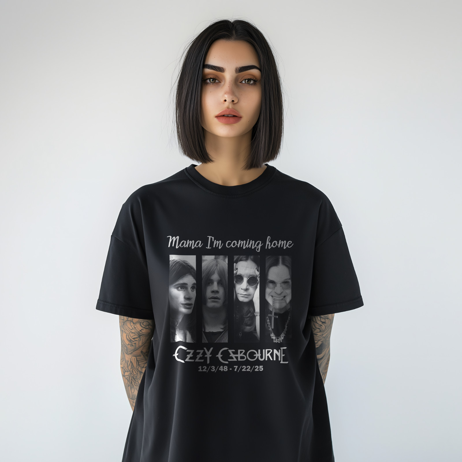 Ozzy Osbourne Tribute T-Shirt – Mama I’m Coming Home Graphic Tee A235 gallery