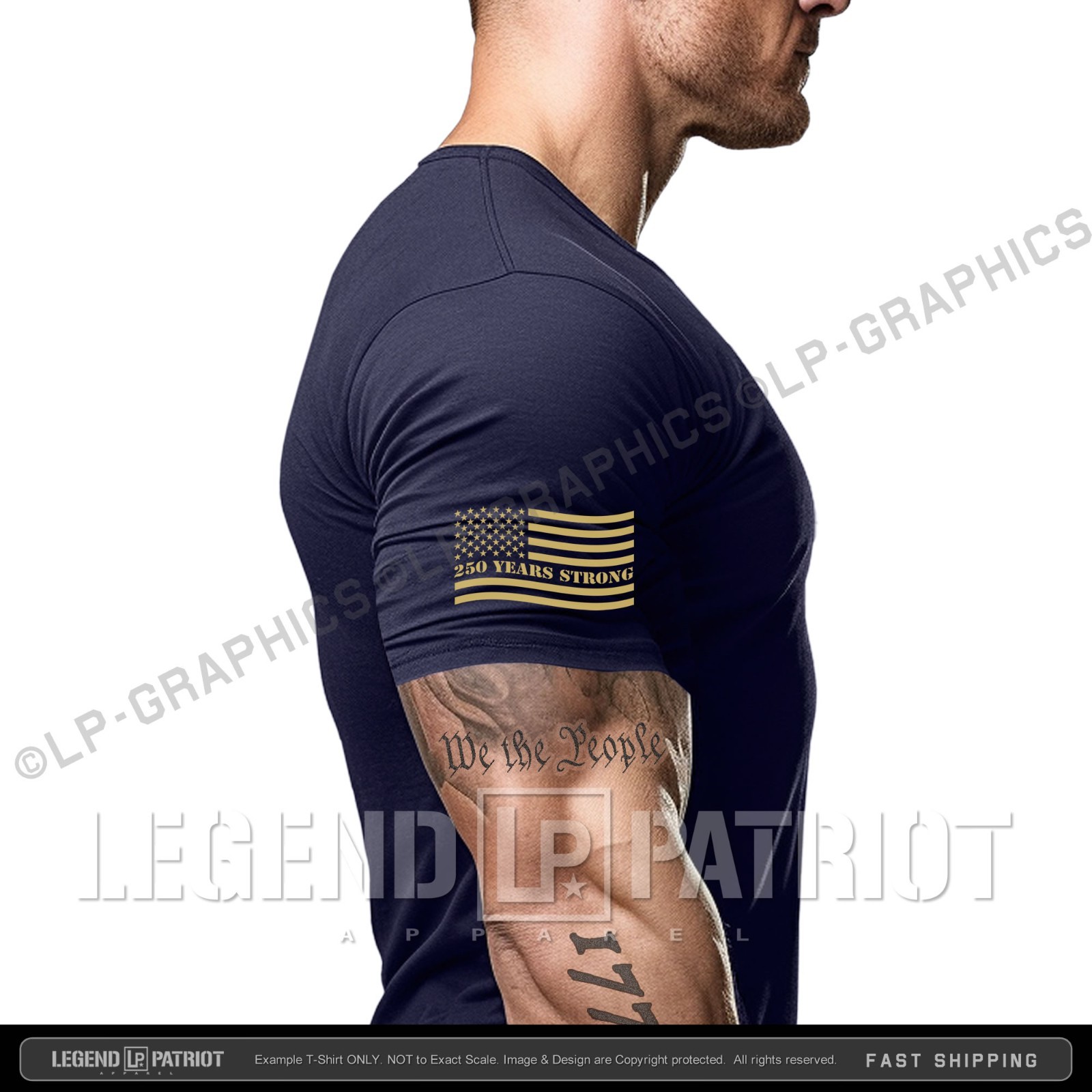 THE GOLDEN AGE T-Shirt - usa america 250 flag patriotic trump 2028 maga 2a S-2X gallery