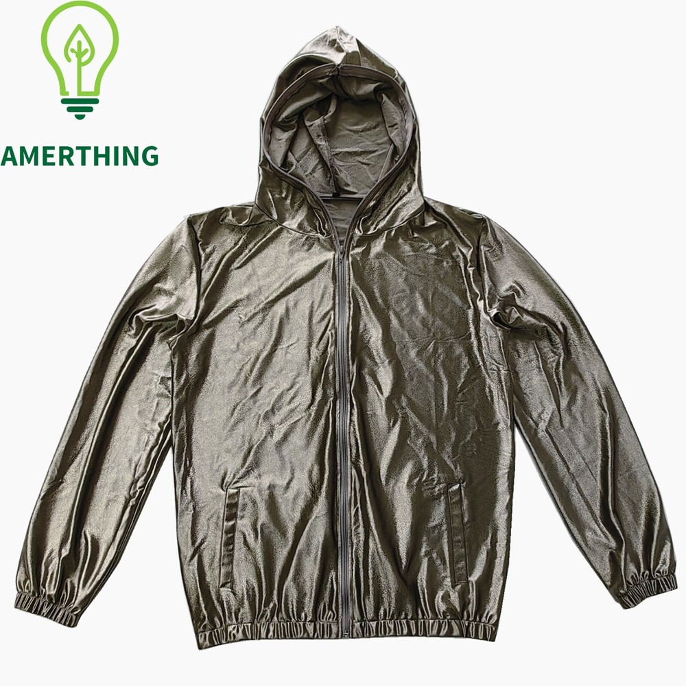 100% Pure Silver Fiber Clothes EMF RF Protection Anti-Radiation