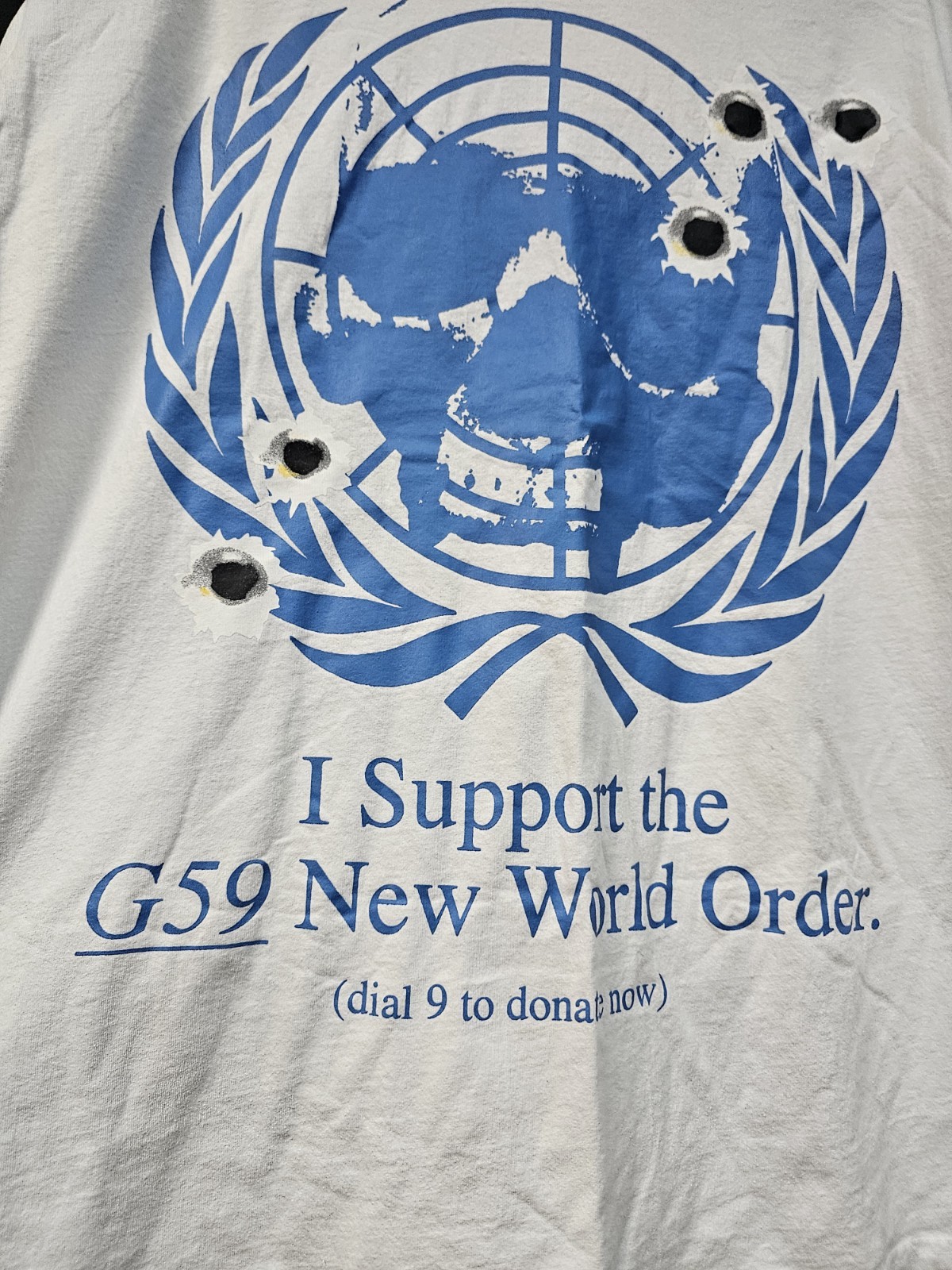 Grey Five Nine Suicideboys Shirt Size XL G59 New World Order White gallery