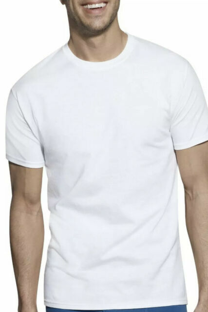 Hanes 2135Z0 T-Shirt for Men, Size L - White gallery