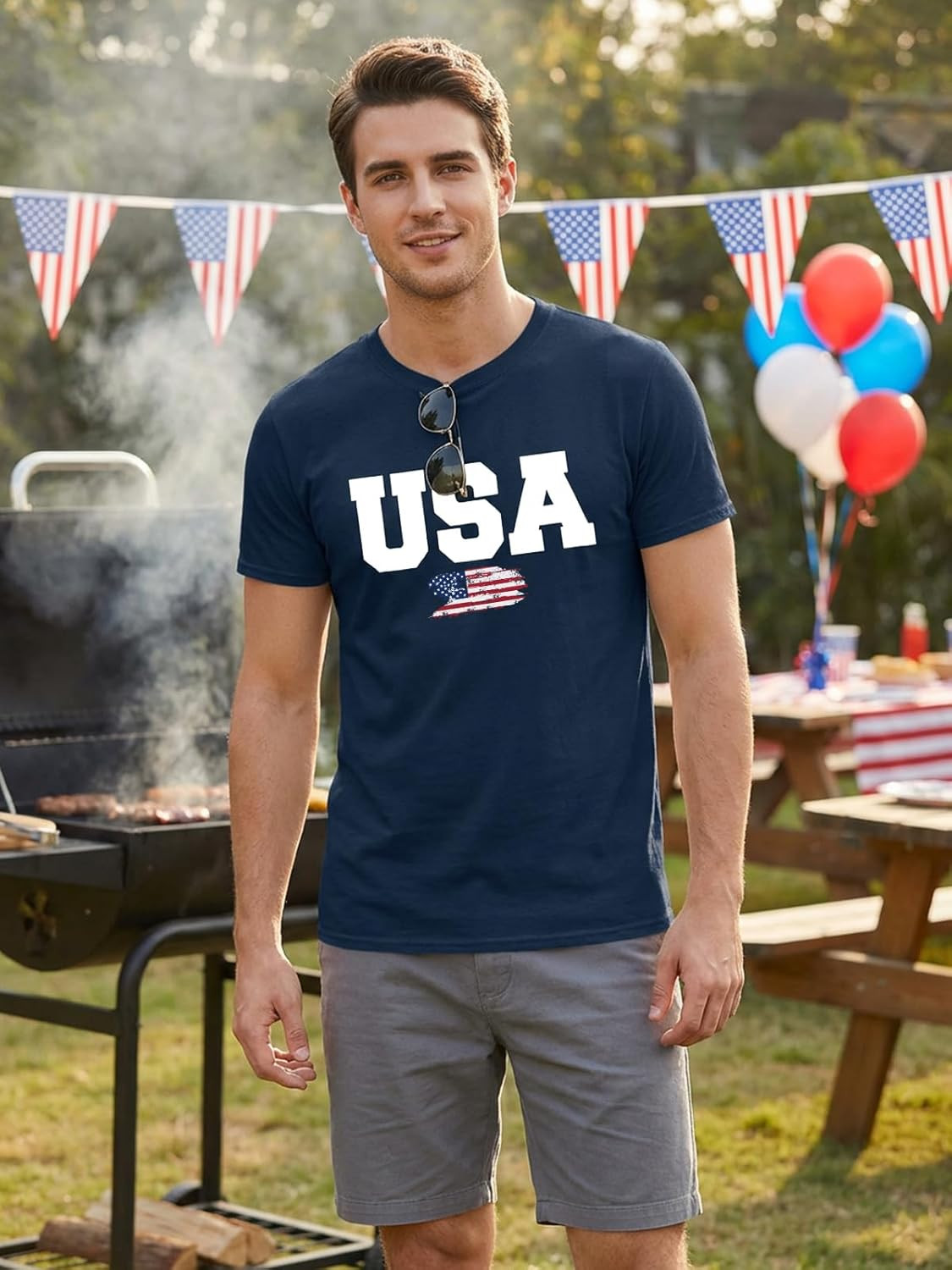 250th Anniversary USA Shirts for Men Shirt American Flag Graphic gallery