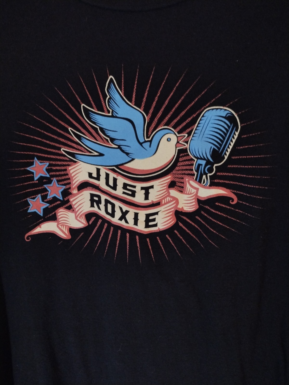 Just Roxie Band Tee Shirt Size Large Harmony Acoustics Americana Group From GA gallery