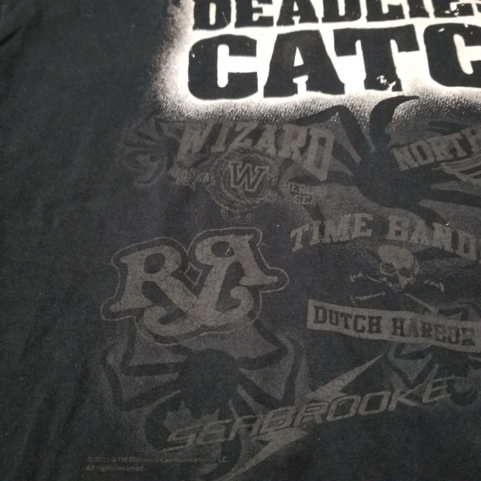 Deadliest Catch Alaska Black 2011 Discovery Channel Size XL Crab Boat gallery