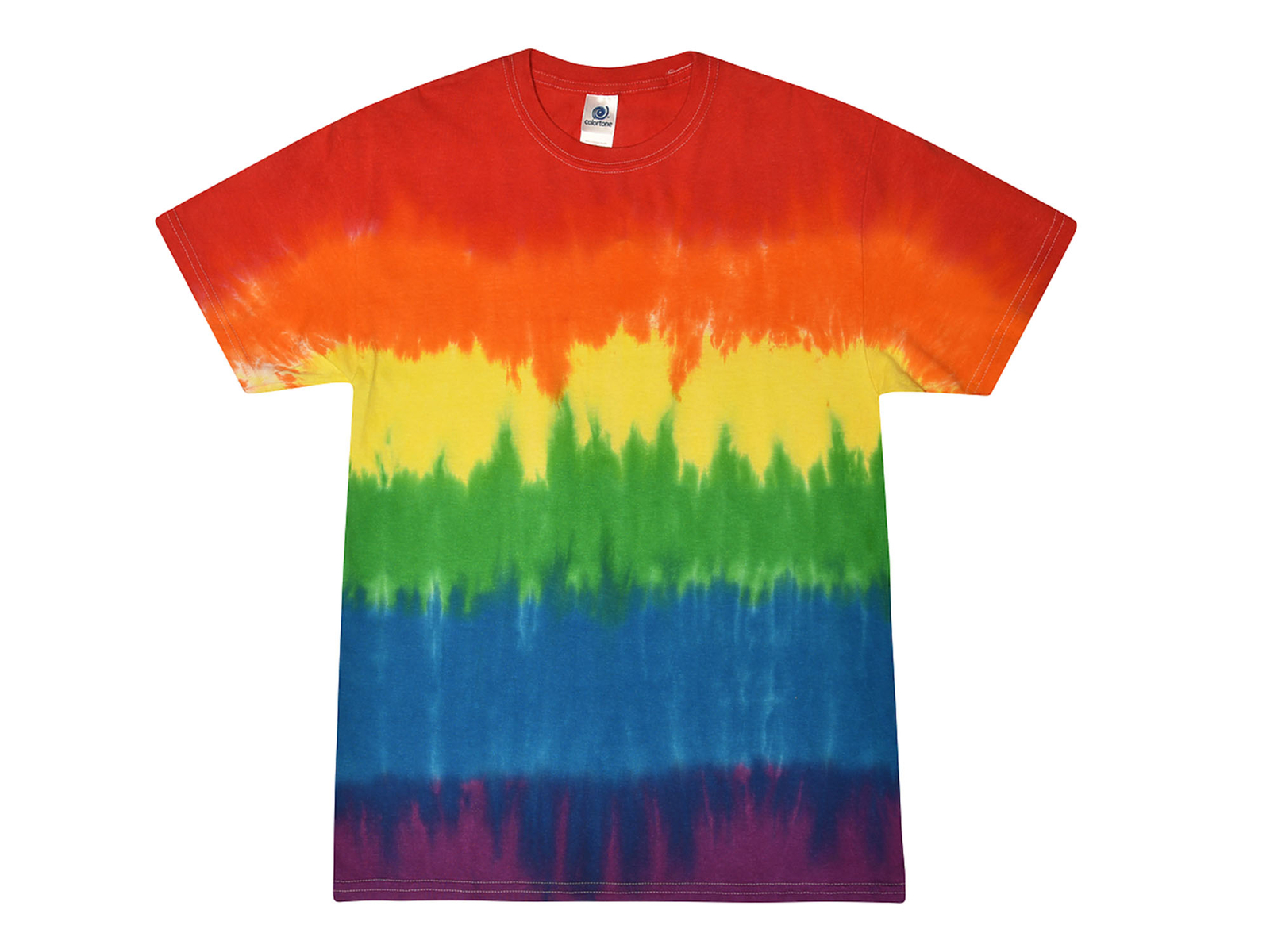 Multi-color Pride Tie Dye T-Shirts S M L XL 2XL 3XL 4XL 5XL Cotton Colortone gallery