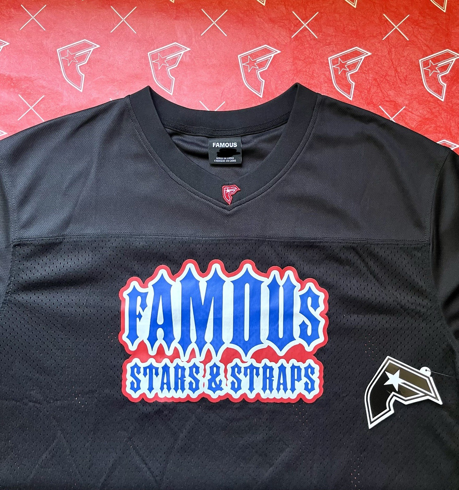 Famous Stars and Straps Football Jersey XL NWT Travis Barker Blink 182 gallery