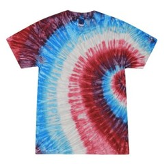 Unique Styles Tie Dye T-Shirts, Kids & Adults Short Sleeve Cotton Colortone