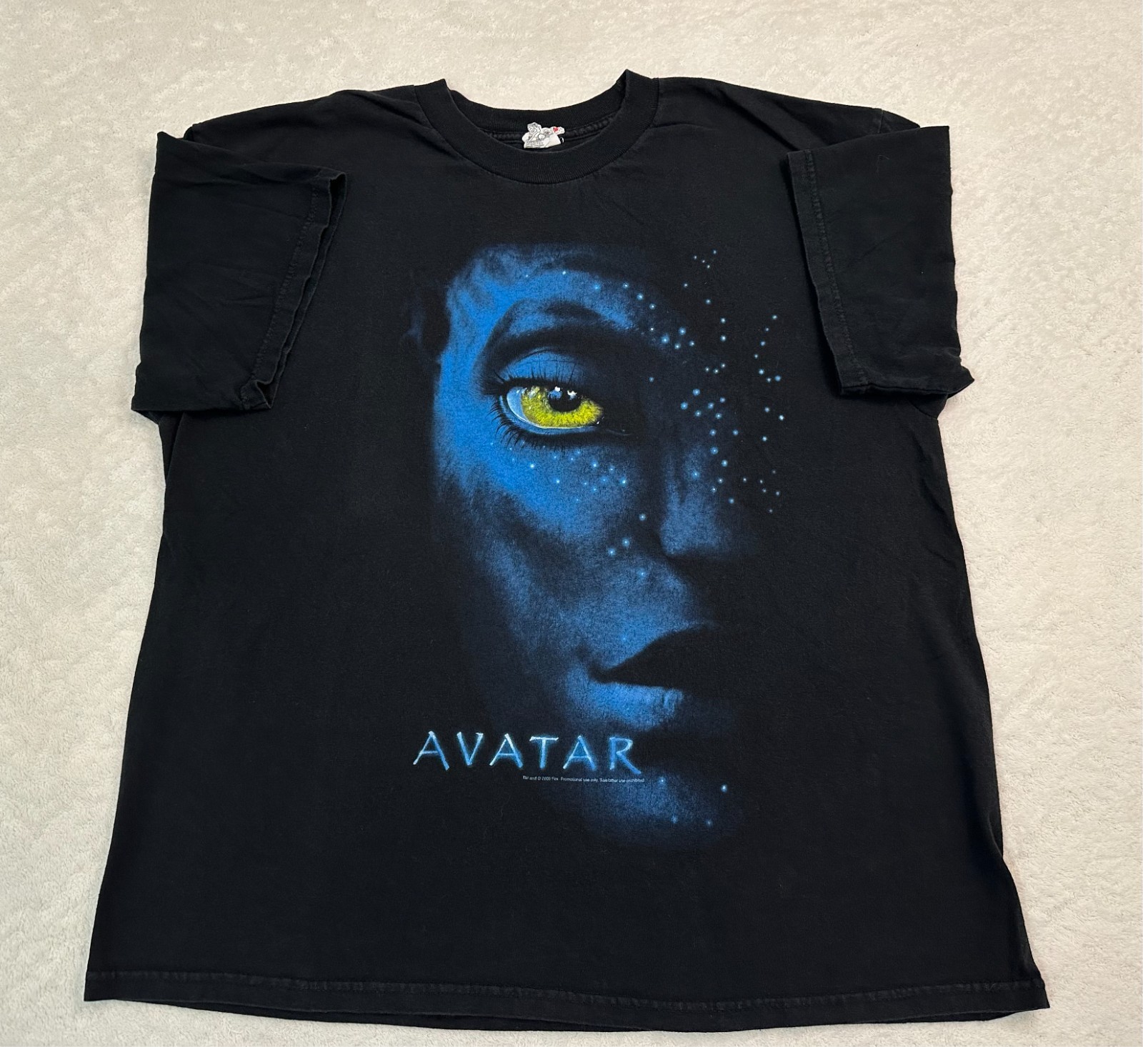 Vintage 2000s 2009 Avatar Movie RealD 3D Promotional Theatre Release T-Shirt XL gallery