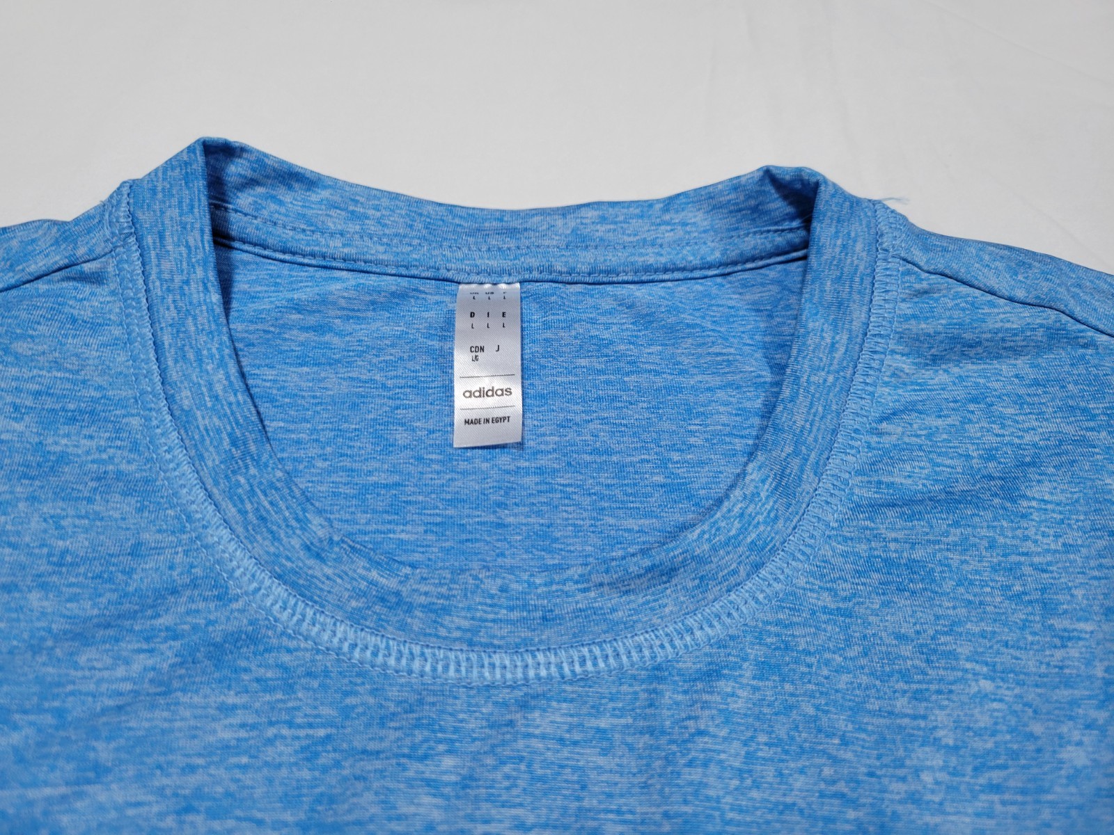 Adidas Men's Tech Tee Short Sleeve Sports -Running Training Shirt Blue Crew gallery