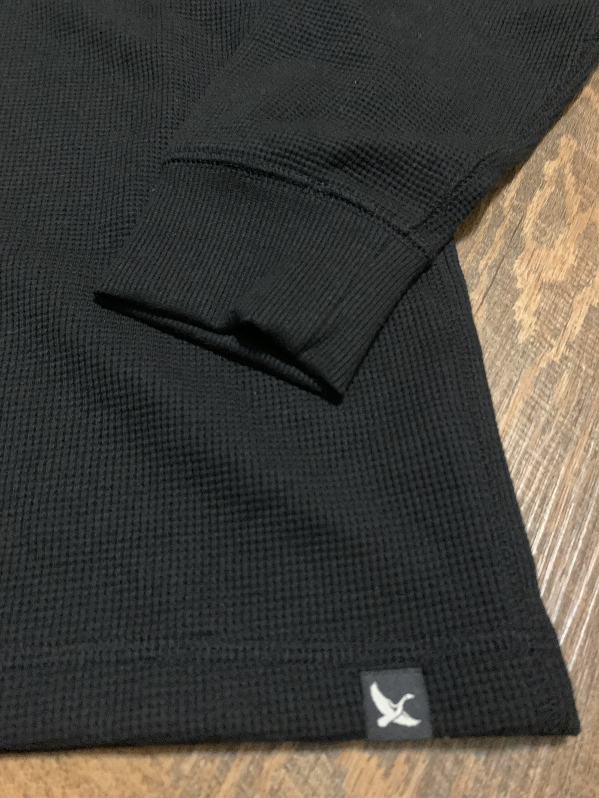 NEW Eddie Bauer Mens Shirt L Waffle Knit Thermal Henley Long Sleeve Crewneck gallery