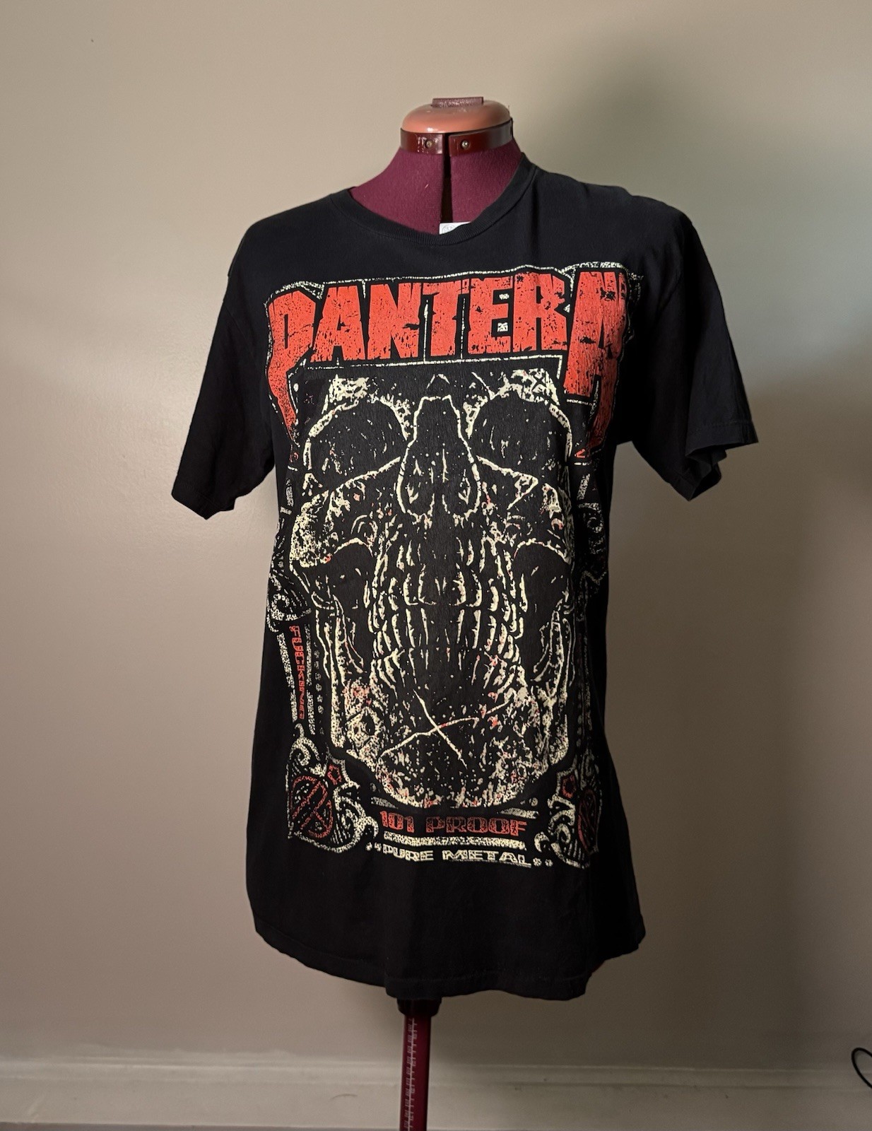 PANTERA 101 PROOF PURE METAL Band tee shirt