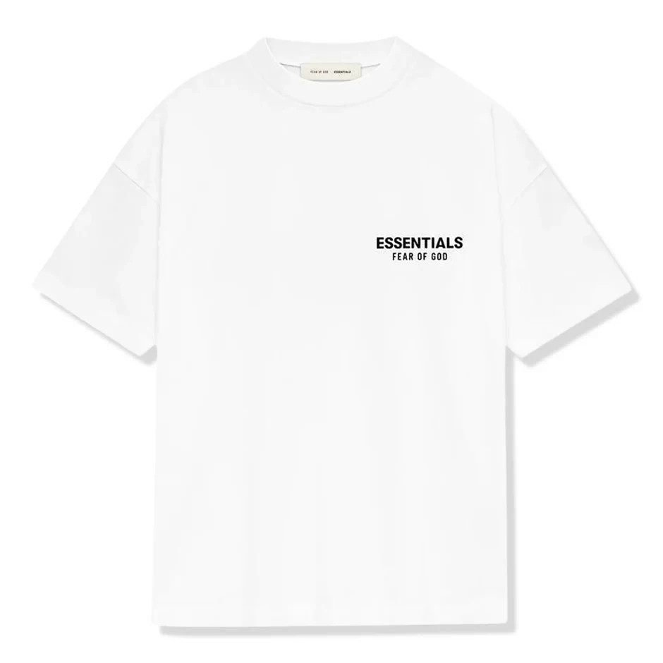 Fear of God Essentials Tee Bright White Men’s L Loose Oversized T-Shirt NWT SS25