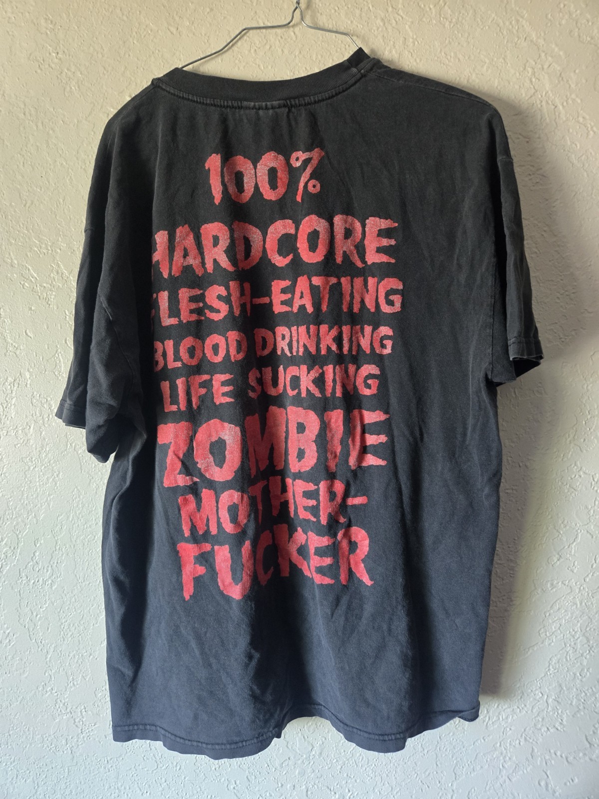 Vintage 90’s Rob Zombie 100% Hardcore T-Shirt Large Winterland gallery