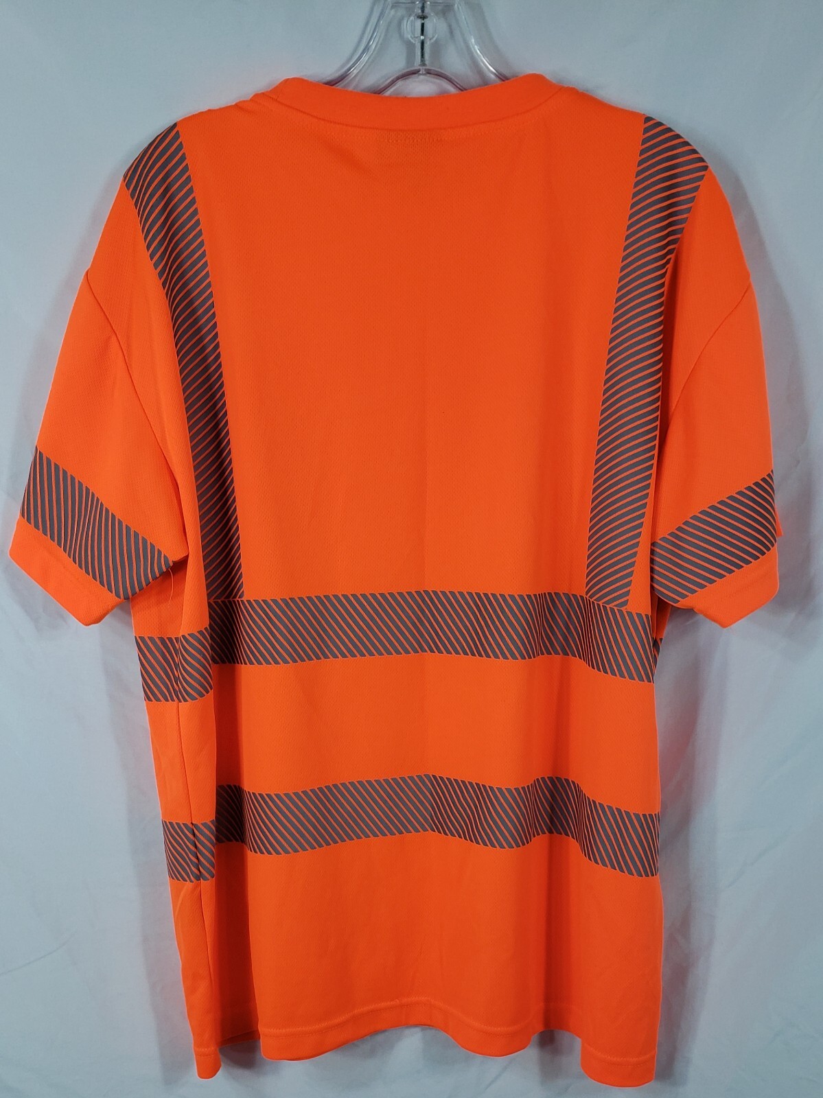 HI VIS Short Sleeve T-Shirt Size Large ANSI/ISEA Class 2 Hi-Reflective Pre-owned gallery