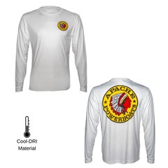 Represent’n Apache® T-Shirt Cool DRI® Performance Long Sleeve | White
