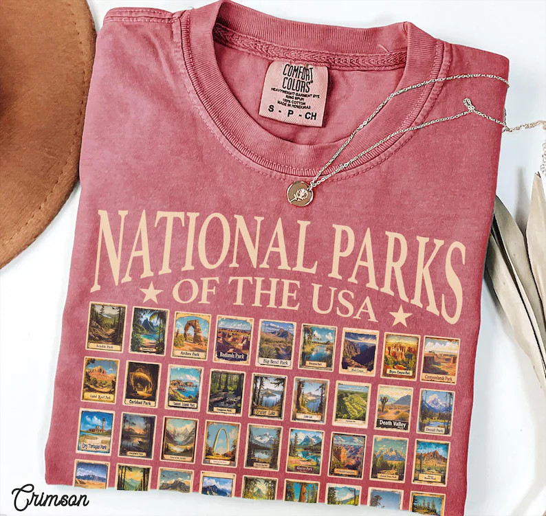 National Parks USA Nature Comfort Tee Outdoors gallery