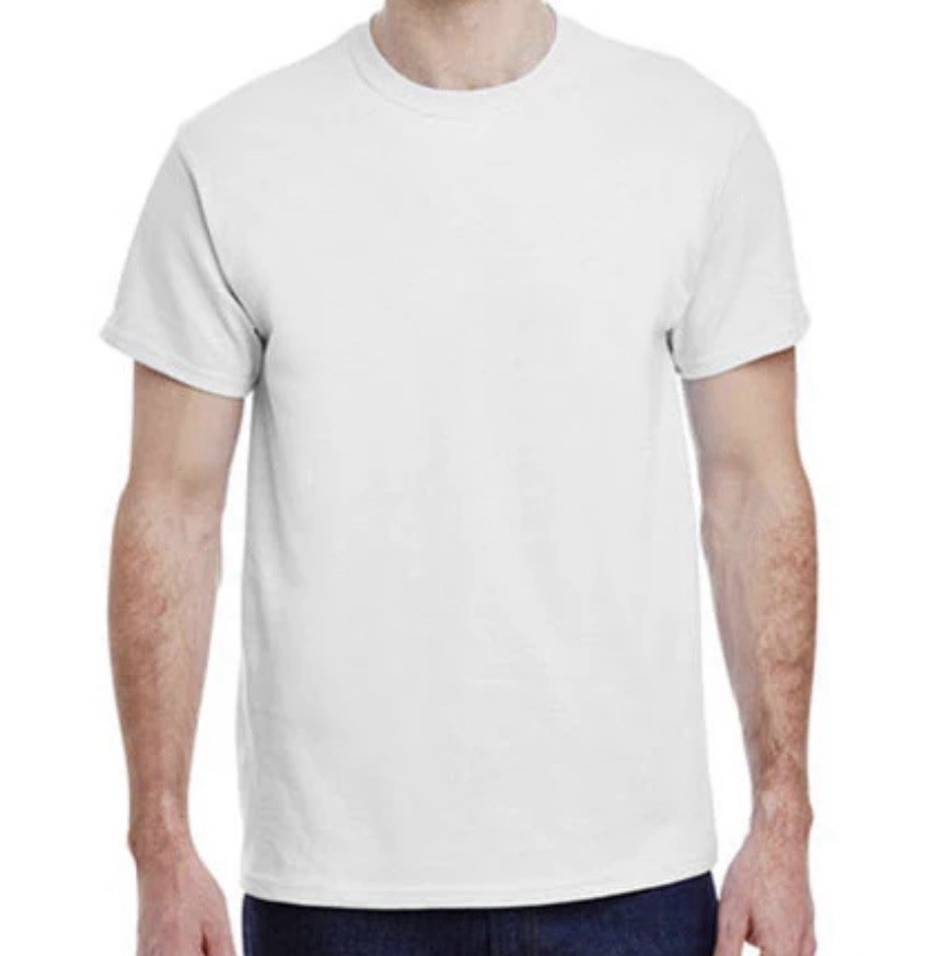 Gildan 5000 (2 Pack) Heavy Cotton Adult T Shirts White Size XL Tee Shirt NEW gallery