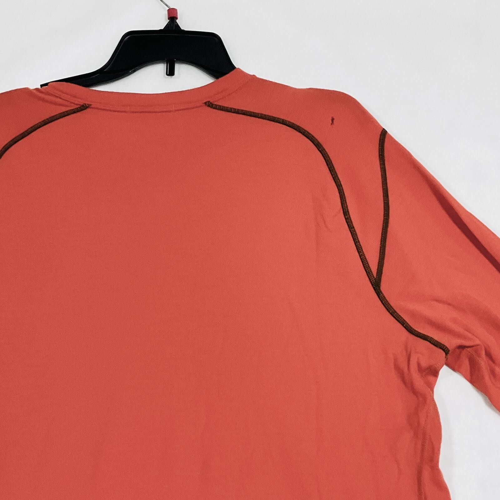 Smartwool Men's Long Sleeve Merino Wool Shirt XXL Orange b33 gallery