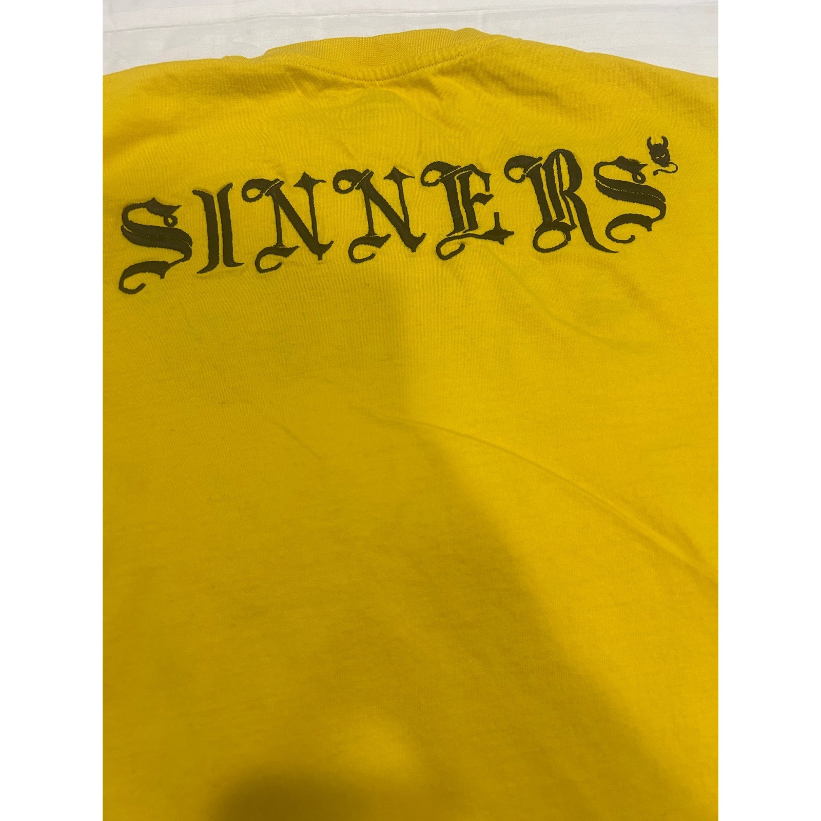 AHP Saints Sinners Graphic T Shirt Yellow 2XL (803) gallery