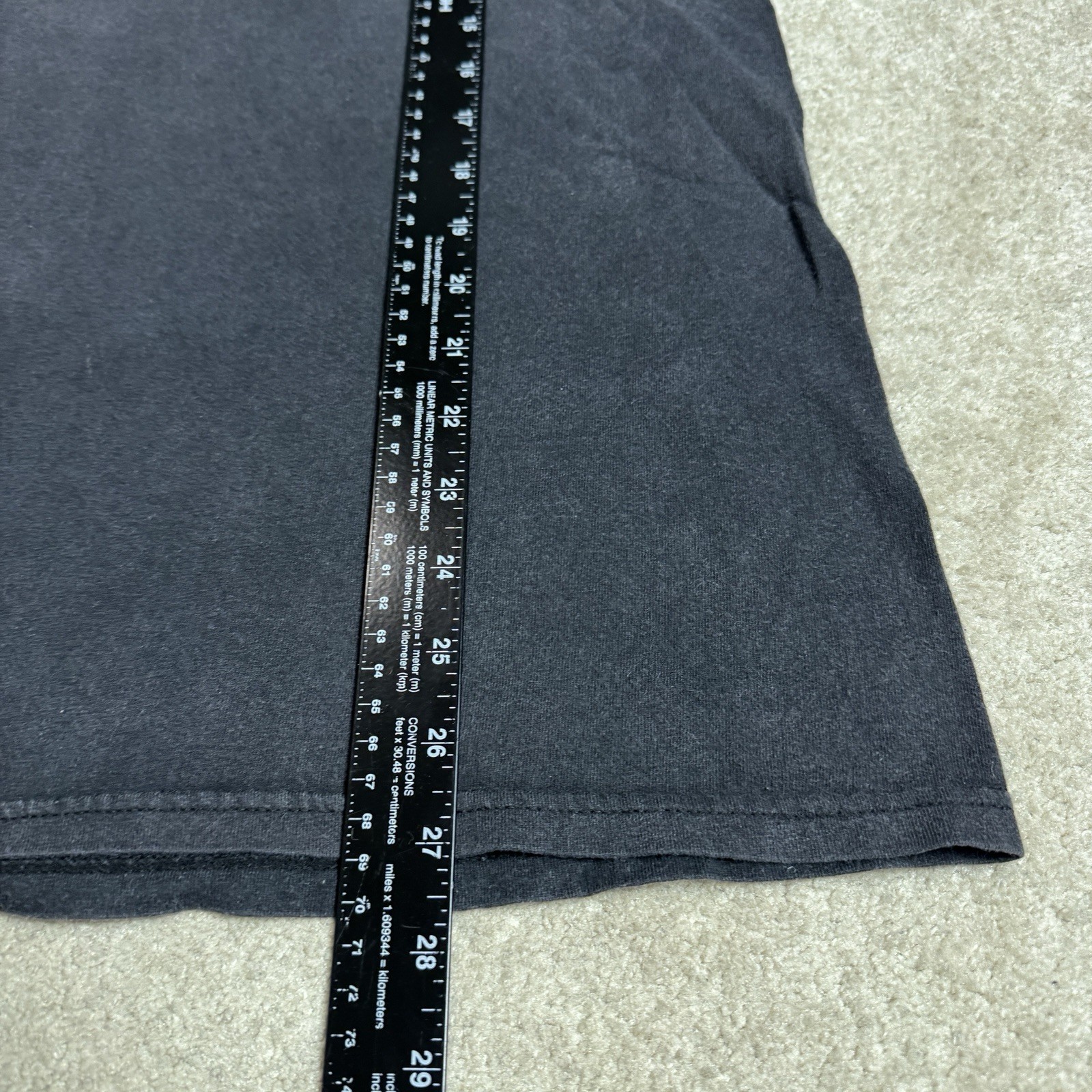 O Neill Mens Crew Neck T Shirt Classic Fit XL Black Faded gallery