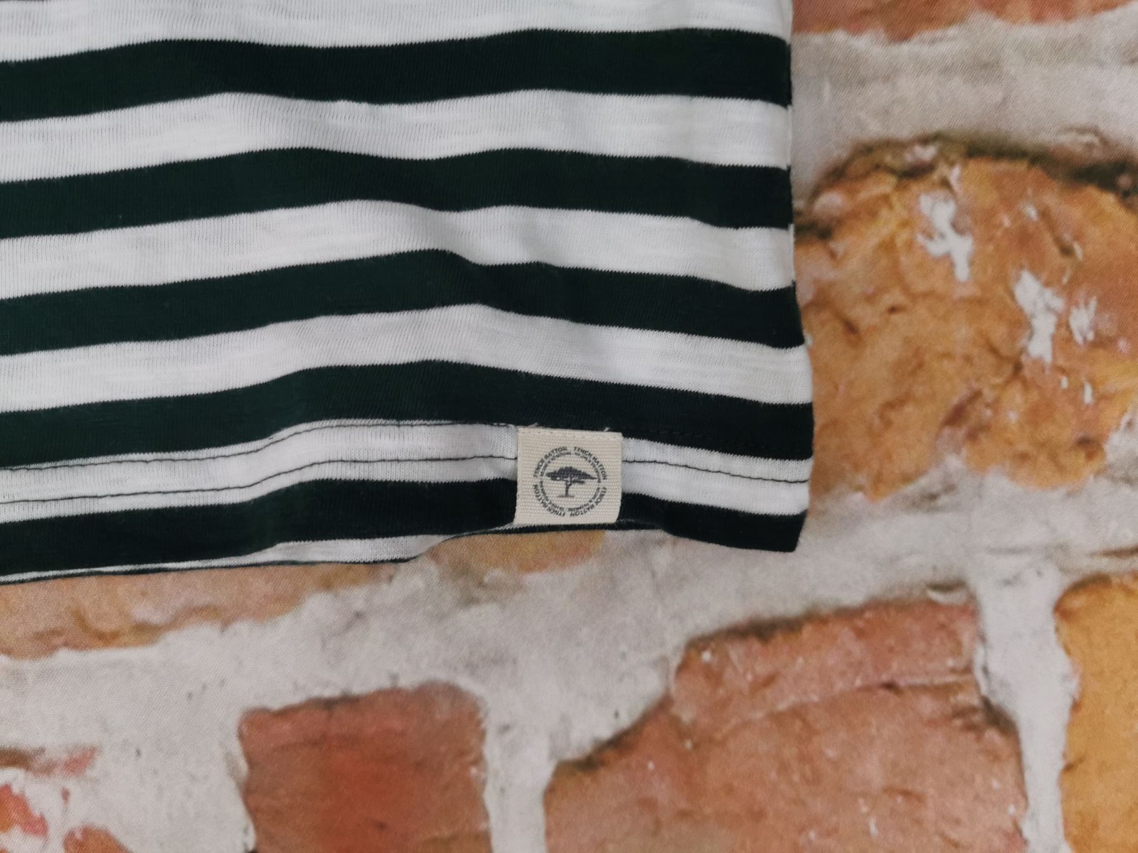 NEW*FYNCH HATTON SUMMER VINTAGE SAILOR T SHIRT*GREEN WHITE*STRIPES*SIZE: L*NEW gallery