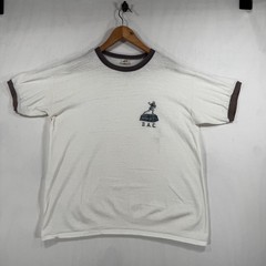 Vintage 1970s Heisman DAC Russell Athletic Ringer TShirt Size XL