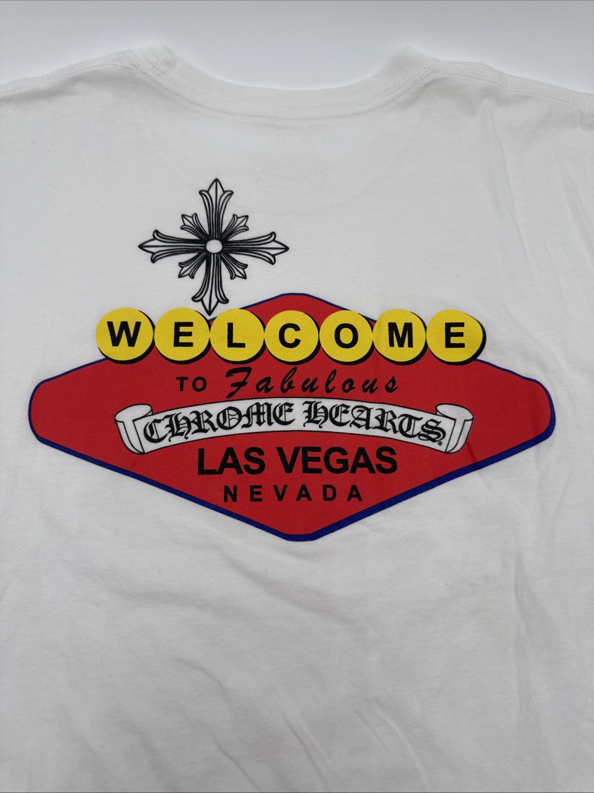 Chrome Hearts Las Vegas Exclusive Welcome To Fabulous Las Vegas Tee Size XL Used gallery