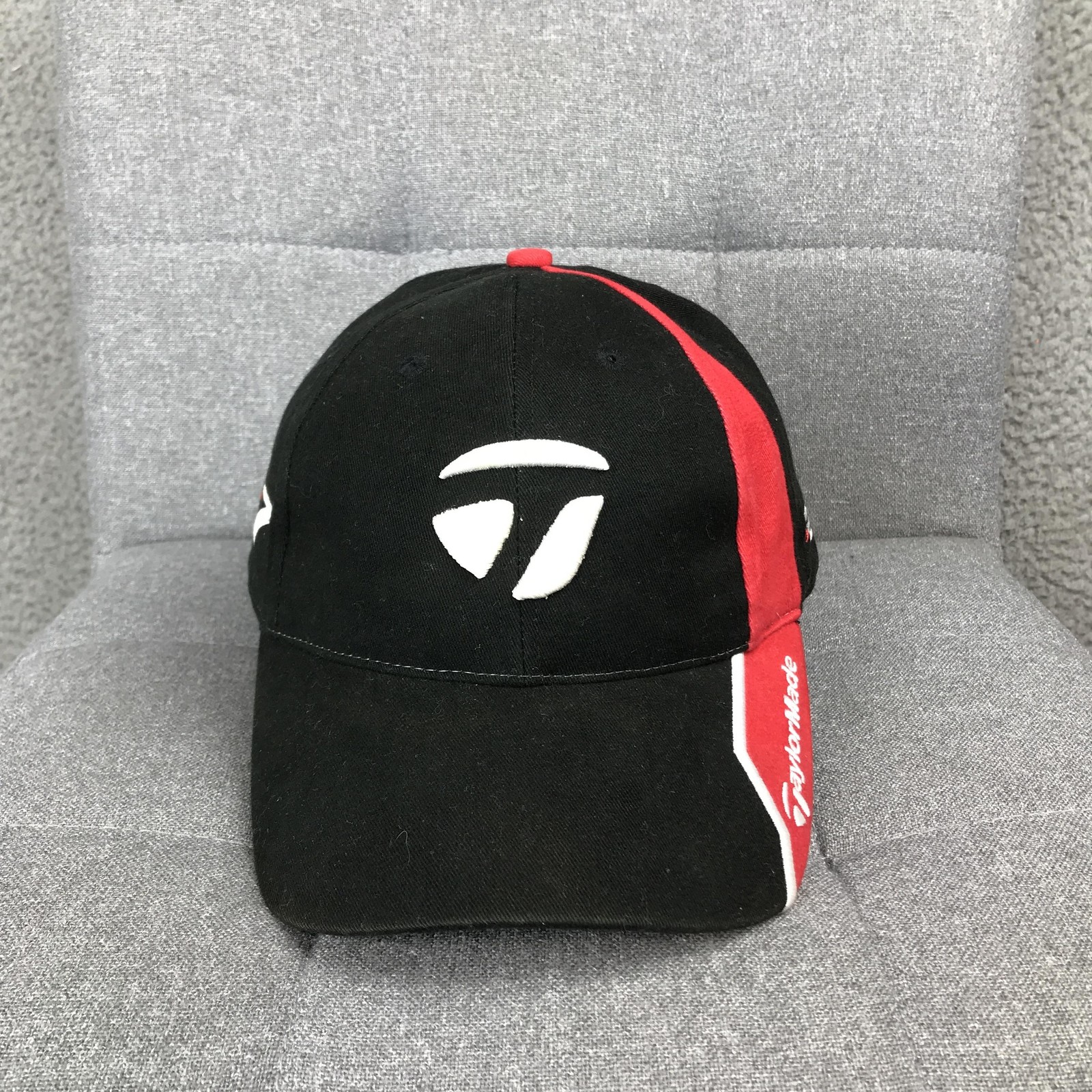 TaylorMade Burner R7 Hat Cap Strap Back One Size Black Mens Golf Baseball
