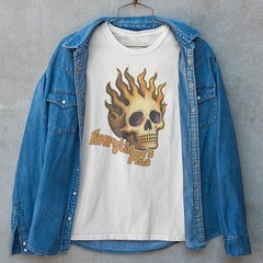 Vintage Everything Is Fine Skull Unisex T-shirt | Skull Lover Gifts for Men