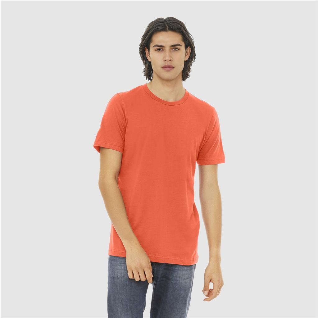 5 Pack Bella Canvas Mens T Shirts Short Sleeve Crew Neck Cotton Tees Large gallery