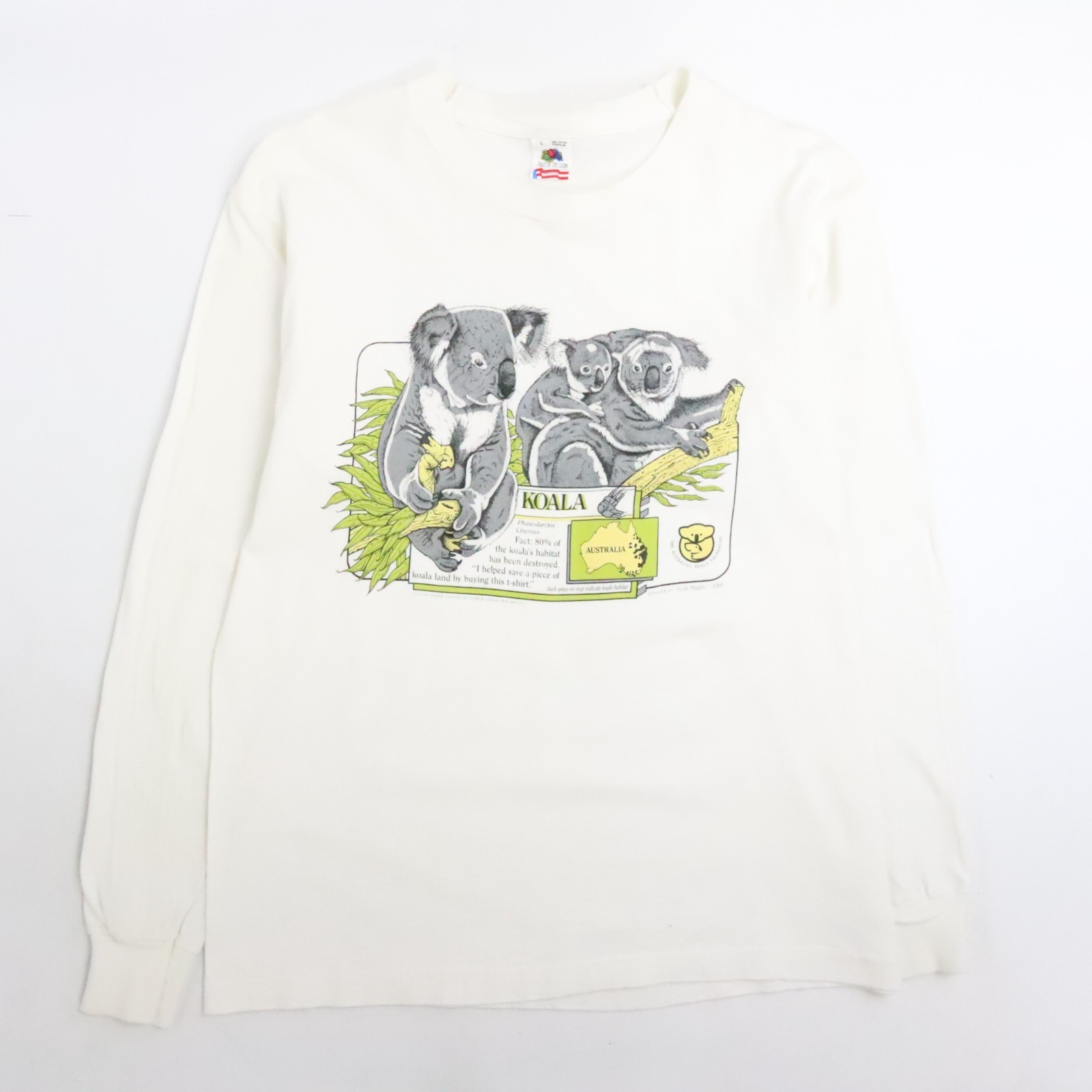 Vintage Koala Australia Long Sleeve T-Shirt Large Nature 90s gallery