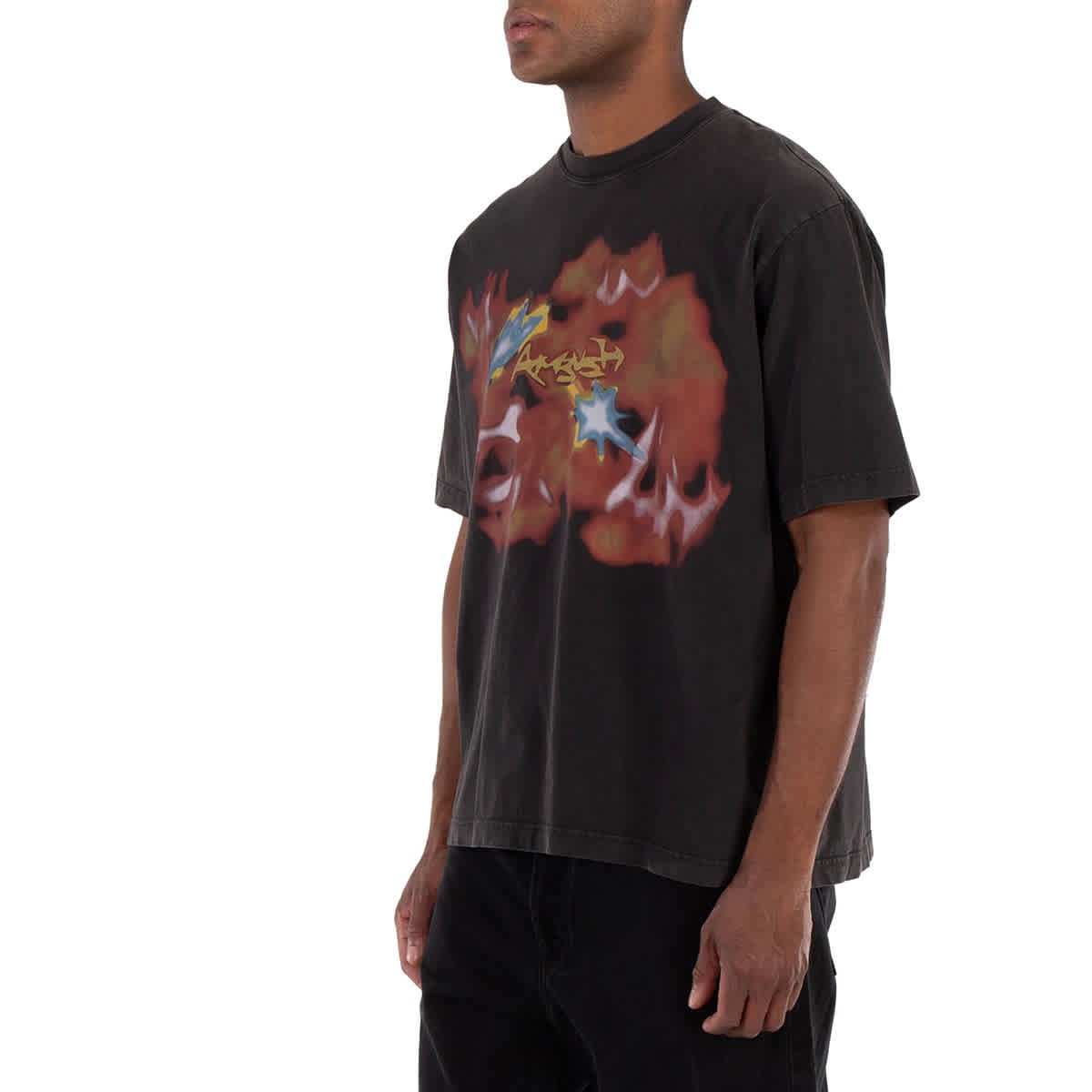 Ambush Abstract-Print Graphic T-Shirt, Size Small gallery