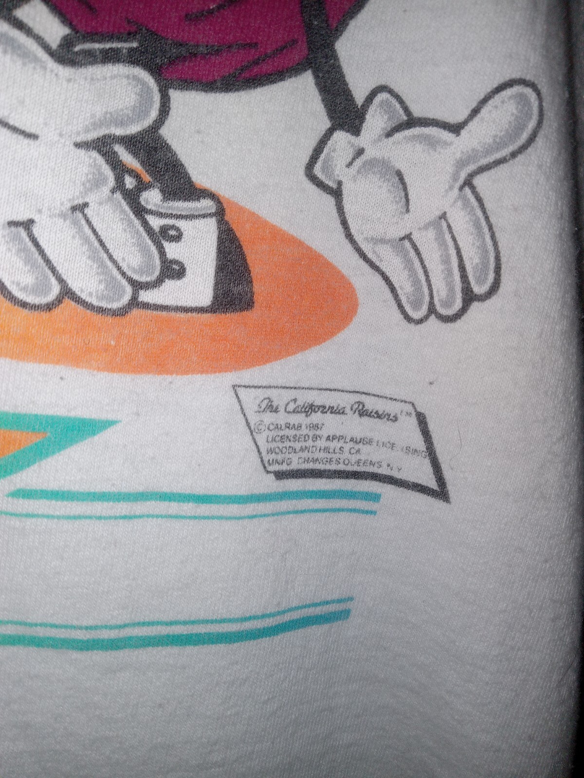 Vintage California Raisins Through The Grapevine Shirt SIZE SMALL USA made gallery