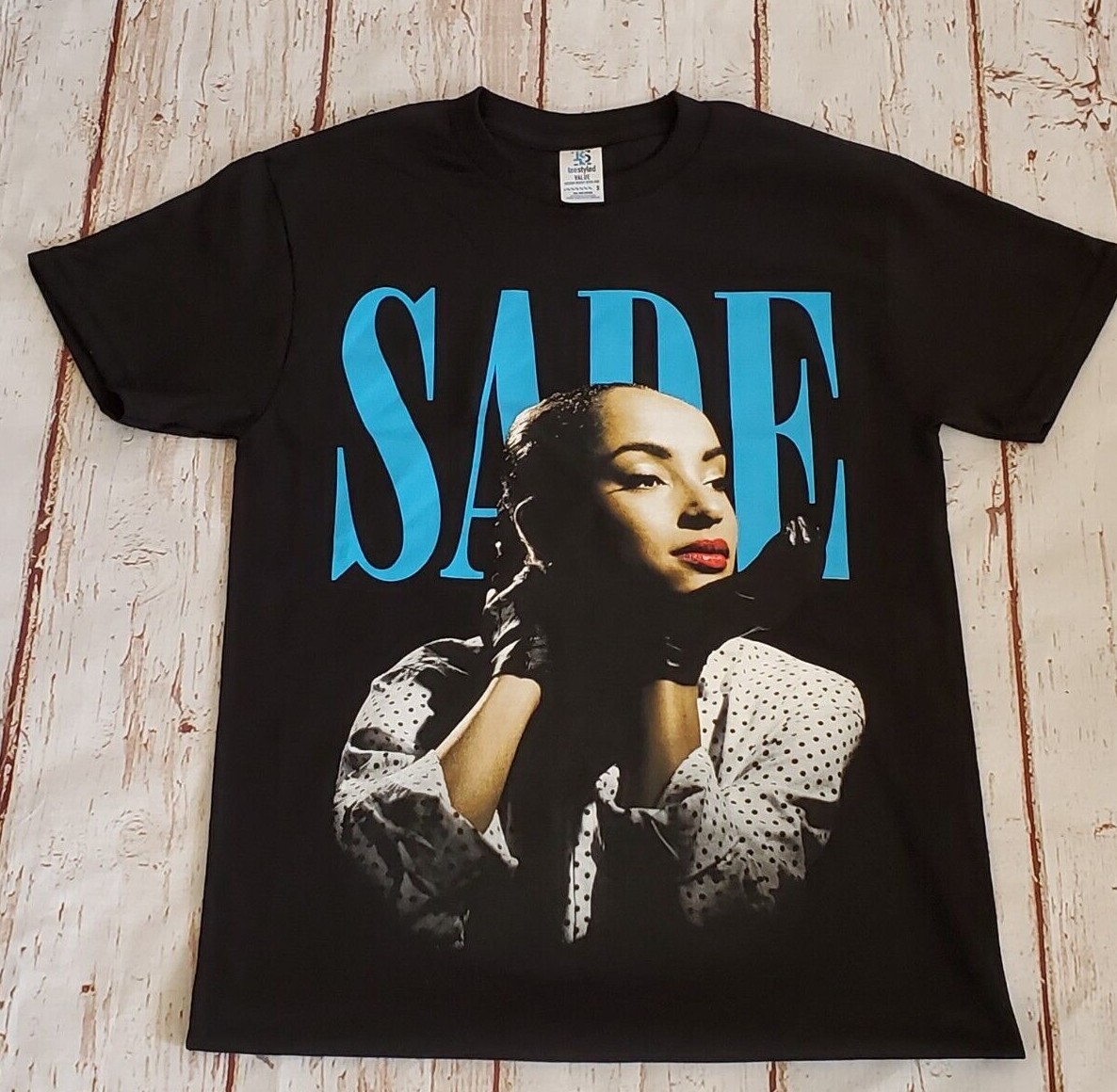 NEW- SADE- BLUE LETTERS - T-SHIRT gallery
