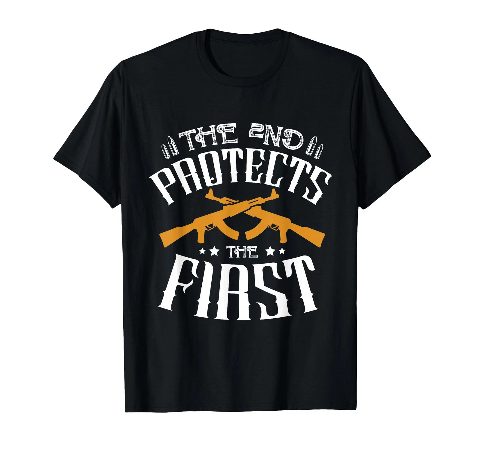 The 2nd Protects The First Gun Rights Second Amendment T-Shirt gallery