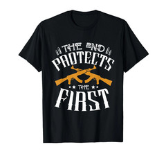 The 2nd Protects The First Gun Rights Second Amendment T-Shirt