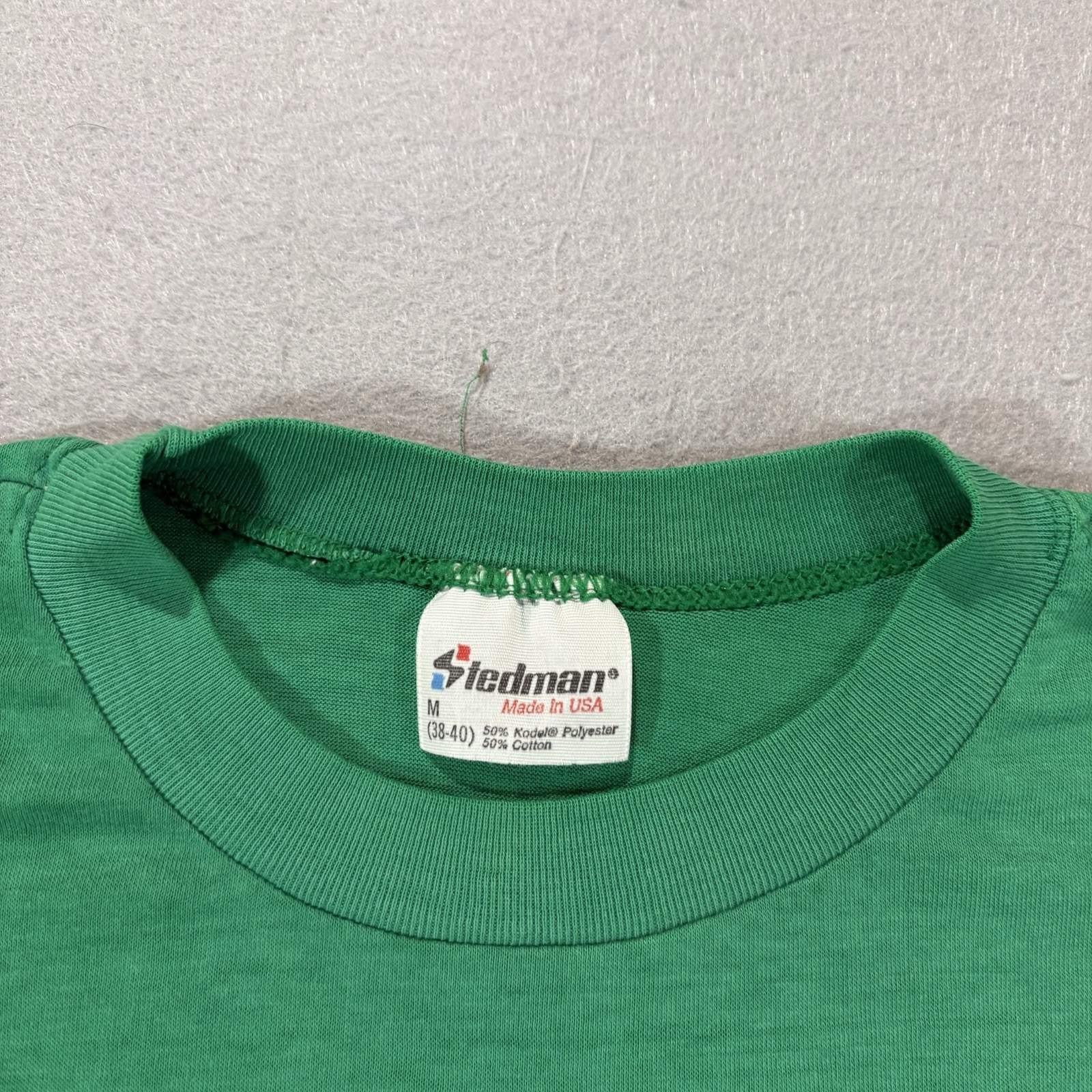 Vintage 80s Paper Thin Trucker T Shirt Green Sz M Rig USA Trucking Tee gallery