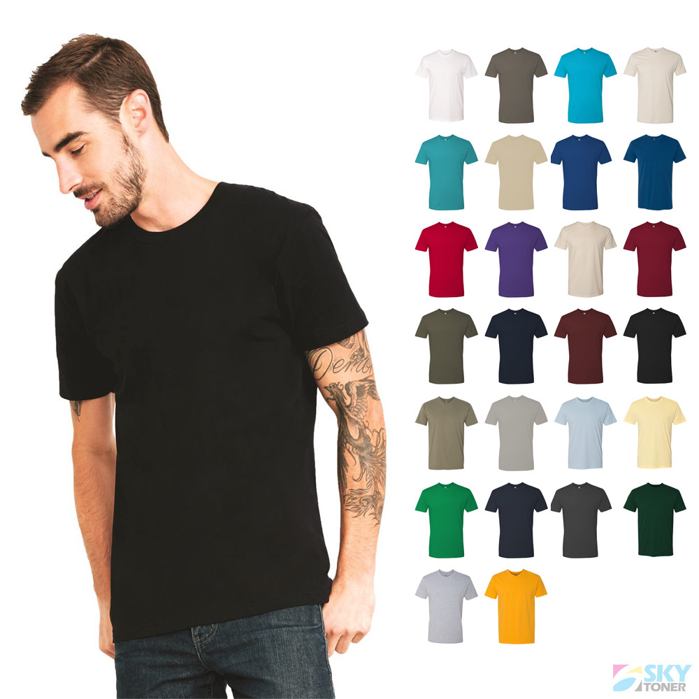 NEW! Next Level Premium Short Sleeve Crew T-Shirt Plain Basic Tee 3600 gallery