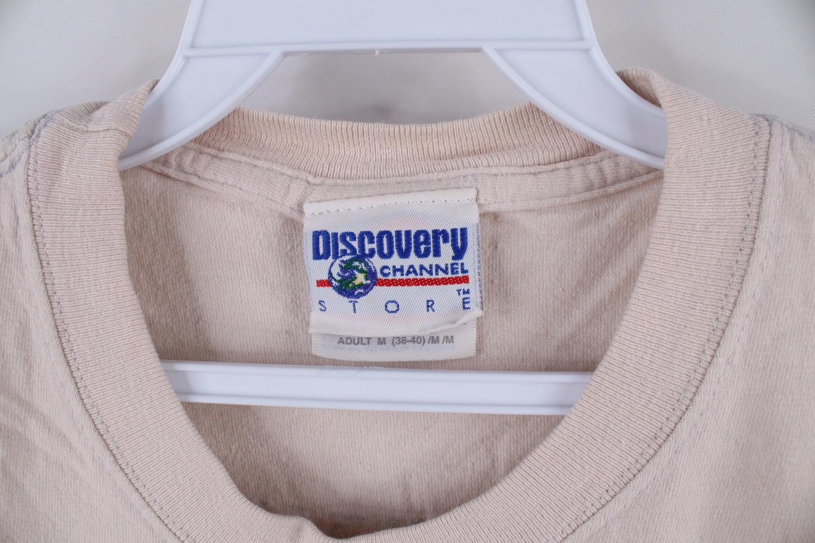 Vintage Y2K 2001 The Discovery Channel Mens Medium Faded Murphys Law T-Shirt gallery