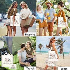 Dog Lover Gifts Canvas Tote Bag – Cute Dog Mom Reusable Grocery Bag for Women