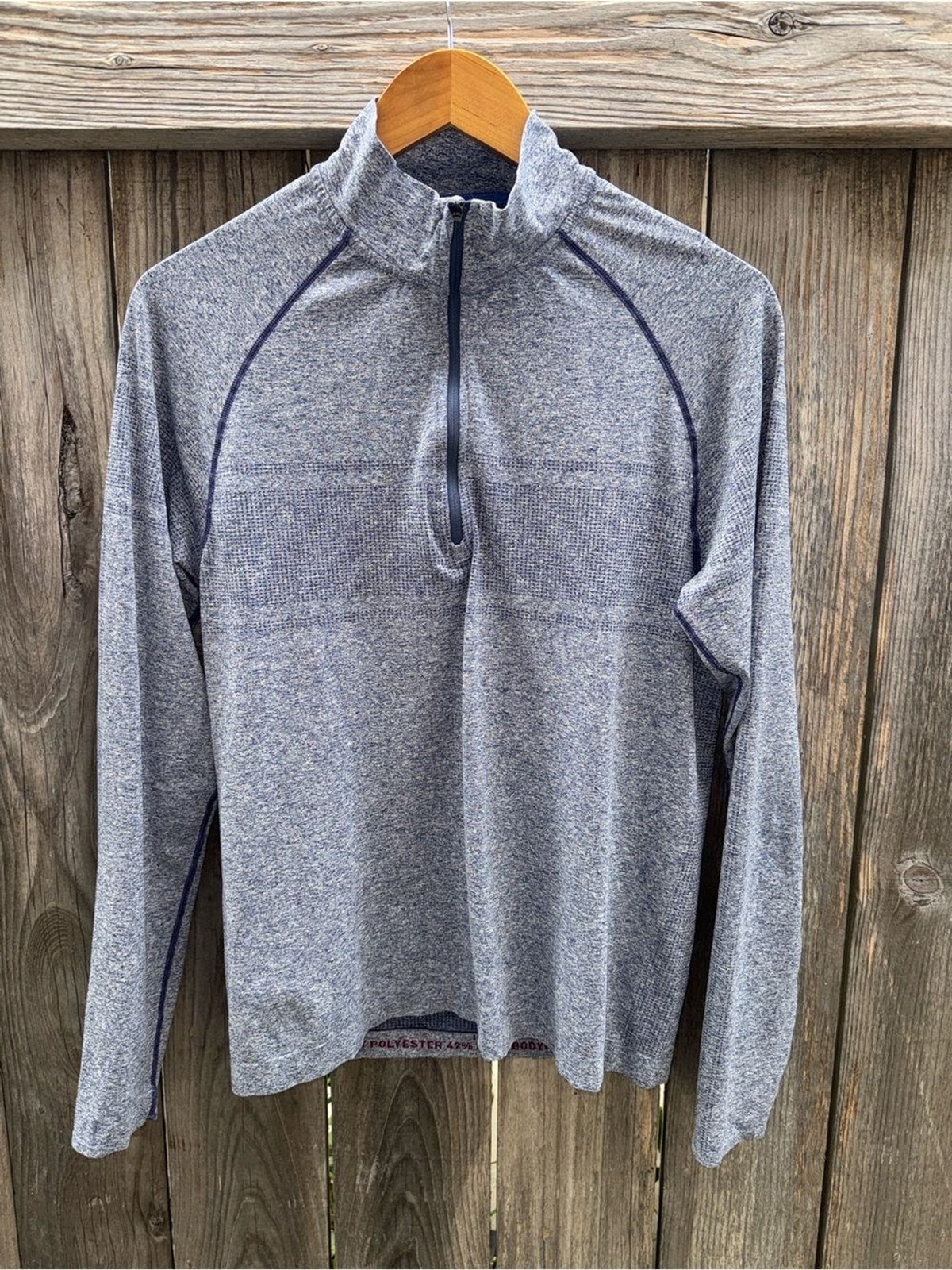 RHONE Celliant Performance Long Sleeve Seamless 1/4 Zip Pullover Shirt Size M gallery