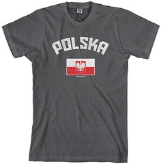 Threadrock Men’s Polska Polish Flag T-shirt Poland Pride